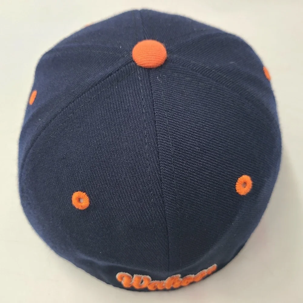 Virginia‎ Cavaliers Hat Fitted 6 3/4 Zephyr Blue Orange Wool Blend Wahoos NCAA
